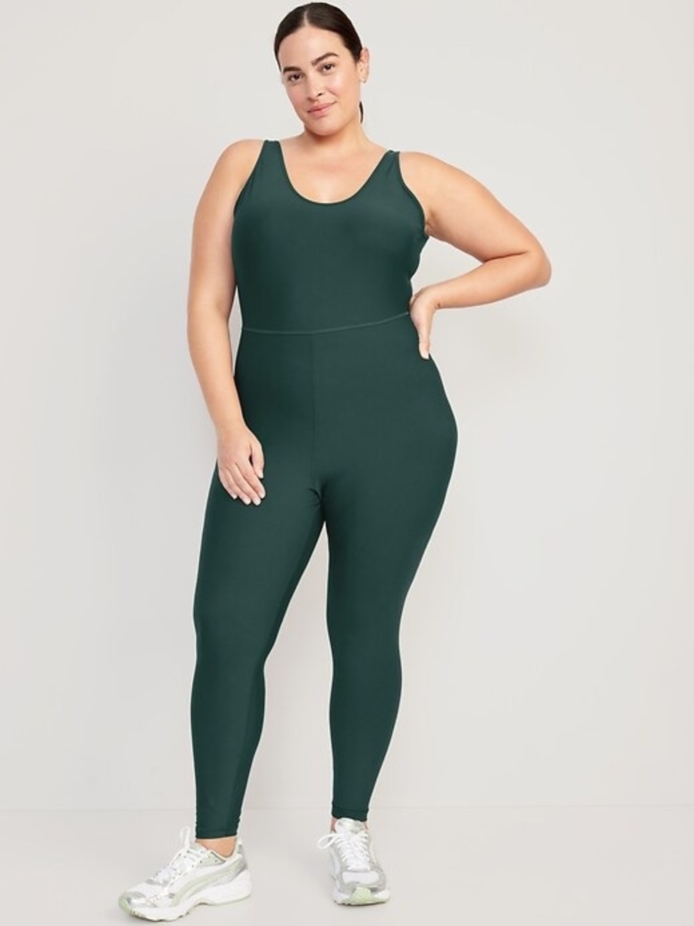 Old Navy Green Powersoft 7/8 Legging Bodysuit Jumpsuit size 4X Activewear Gym
